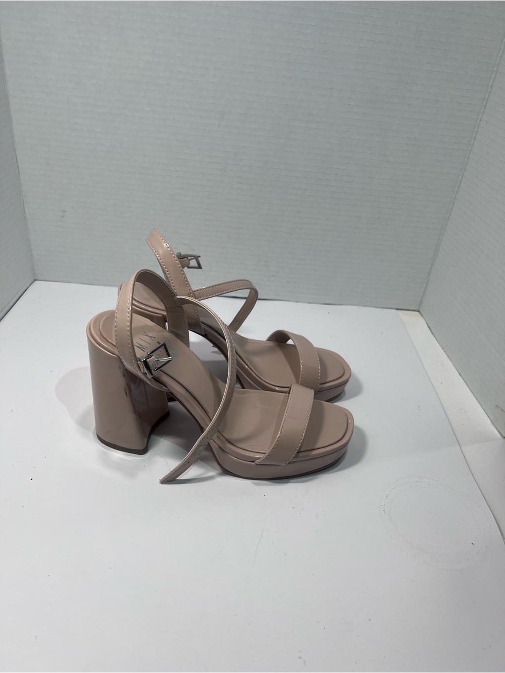 Mix No. 6 Blush Strappy Block Heel Sandals